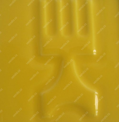 Citronově žlutá glazura